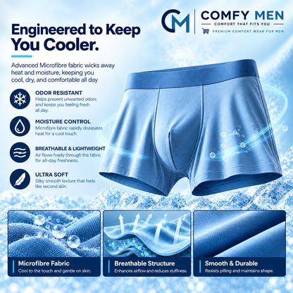 COMFYMEN MICROFIBER MODAL BRIEF BOXER | M-SIZE | PACK OF 4